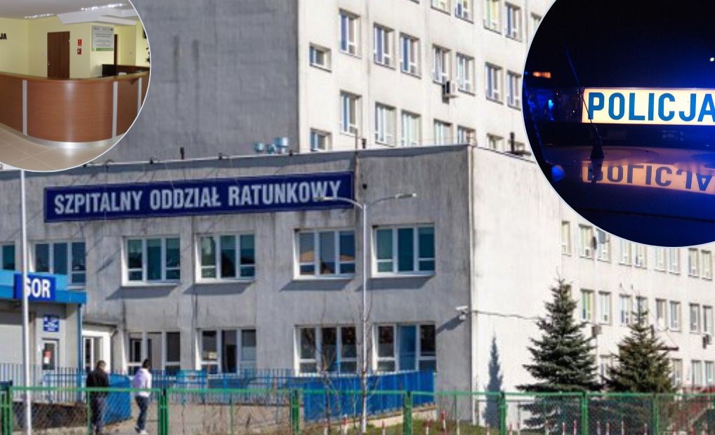 Przyszedł z nożem na SOR w Ciechanowie
